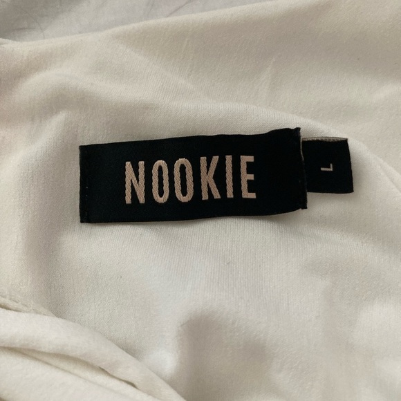 NWT Nookie Roxy Cutout Bodycon Mini Dress Size Large White - Picture 7 of 9